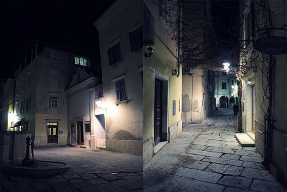 Slowenien 06 Altstadt nachts F Marc Peschke