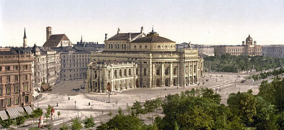 Wien Burgtheater um 1900