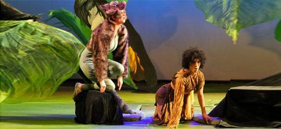Dschungelbuch für Kinder – ganz eng am Original - Allee Theater Foto Joachim Fluegel