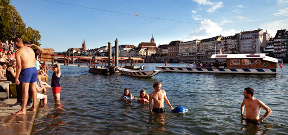 Was hat Rheinschwimmen mit Kunst und Lifestyle zu tun
