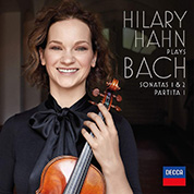 Hilary Hahn Bach DECCA COVER