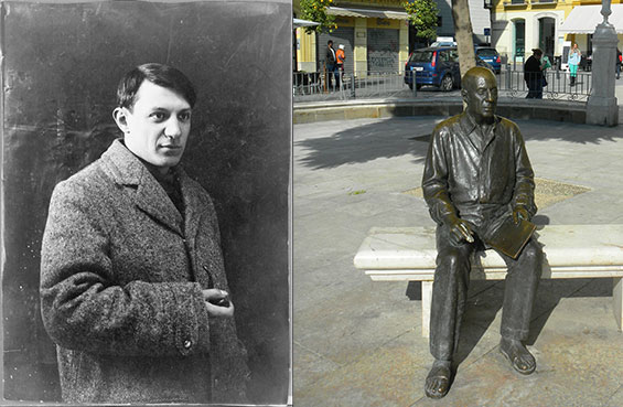 Picasso 1908 Skulptur Malaga