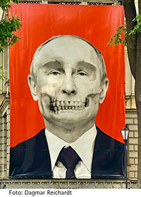 Putin Transparent in Riga