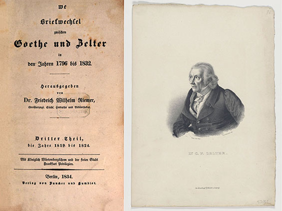 Zelter und Goethe