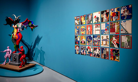 ausstellungsansicht niki de saint phalle F andreas endermann