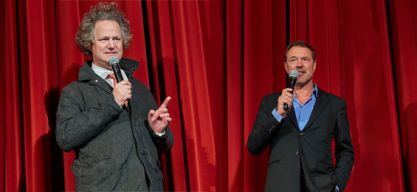 Florian Henckel von Donnersmarck und Sebastian Koch stellen den Film „Werk ohne Autor“ in Lüneburg vor