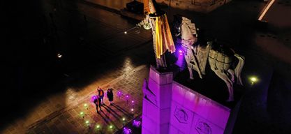 Eurovision Song Contest 2021: Die litauische Hauptstadt Vilnius präsentiert ihre Statuen passend zum litauischen Beitrag 
