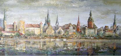 Rolands Bruno Butāns – Ein Maler verliebt in seine Heimatstadt Riga