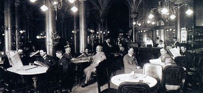 Kaffeehauskultur im Fin de Siècle – „Jeder Himmelsstürmer findet seine Hölle.“