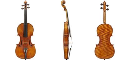 Die Bogenführung der Violinistin Anna Agafia Egholm